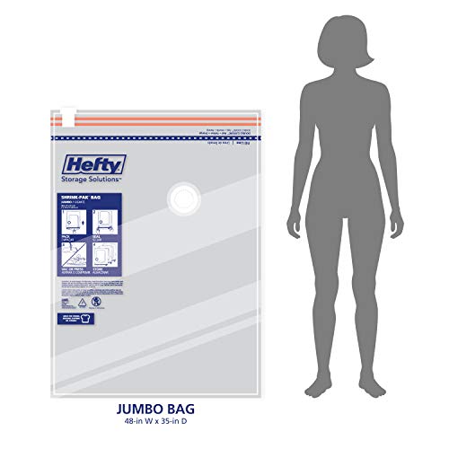 Jumbo Vacuum Storage Bags 3 Pack for Comforters and Blankets