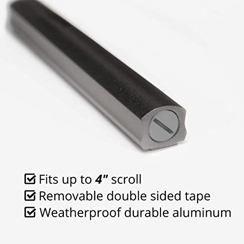 5-Inch Waterproof Aluminum Mezuzah Case - Durable Indoor & Outdoor Holder