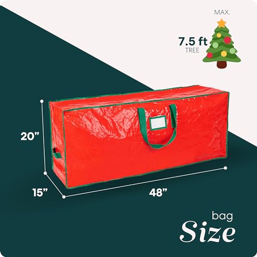 Waterproof Christmas Tree Storage Bag for 7.5 Foot Artificial Trees