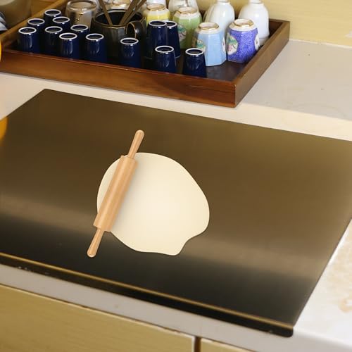Stainless Steel Cutting Board with L-Shape Lip for Kitchen (15.7 x 11.8 in)