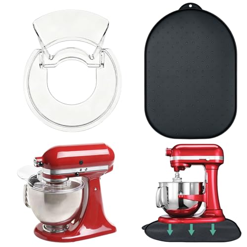 3.5 Quart Tilt-Head Stand Mixer Pouring Shield and Non-Slip Mat Set