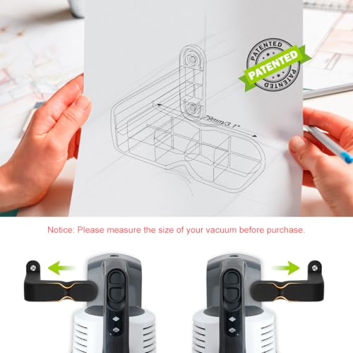 Universal Cordless Stick Vacuum Wall Mount Holder - Drill or Adhesive