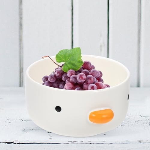 Dessert Bowl Chick Shaped Bowls for Salad Soup Snack Dessert Kitchen Household Cooking for Home Kitchen White