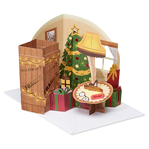 American Greetings A Christmas Story Pop-Up Christmas Card – Fragile Lamp Moment