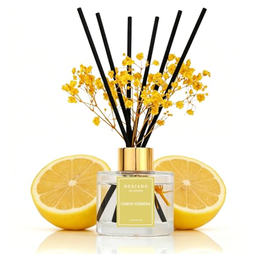 Lemon Verbena Reed Diffuser Set - 100ml Natural Citrus Home Fragrance
