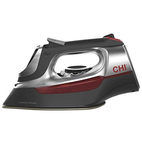 Professional Steam Iron for Clothes, Titanium Ceramic Soleplate, 1700W