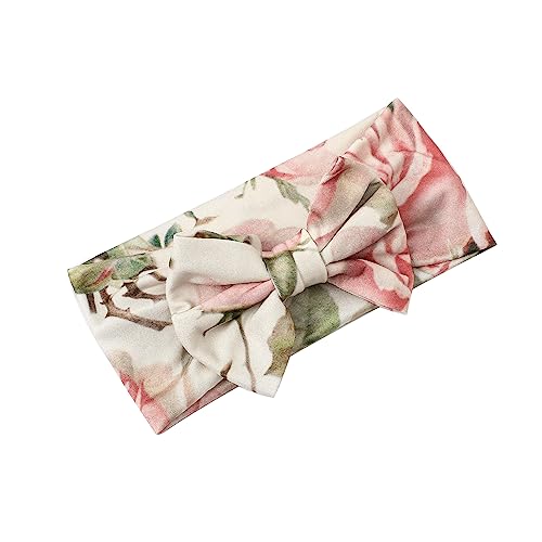 Galabloomer Floral Newborn Swaddle Blanket & Matching Headband Set