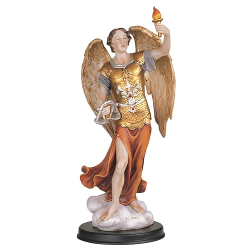 12-Inch Angel of Wisdom Uriel Statue - Religious Decorative Figurine
