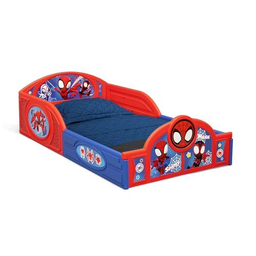 4-Piece Toddler Bedroom Furniture Set with Bed, Table, Chair & Toy Box