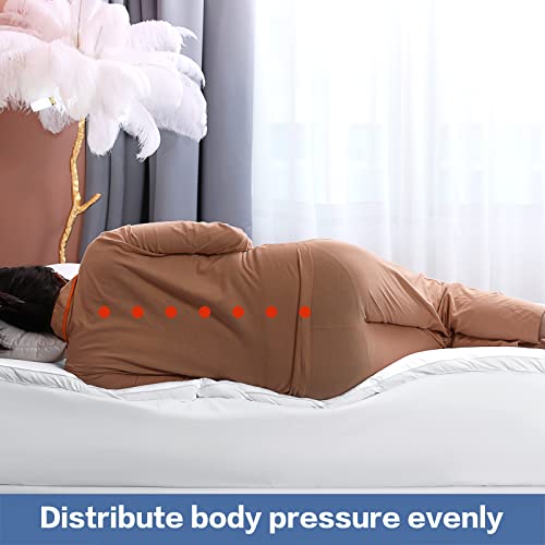 Queen Mattress Topper - Extra Thick Cooling Pad, 400TC Cotton, 8-21" Deep Pocket