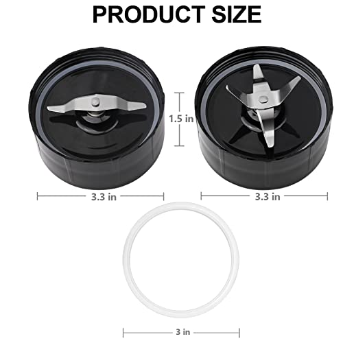 250W Blender Blade Replacement Set with Gaskets for 250W Personal Blenders