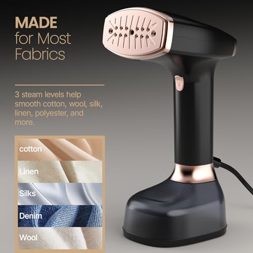 SpinKaze Garment Steamer for Clothes 1200W with LCD Display & 370ml Tank