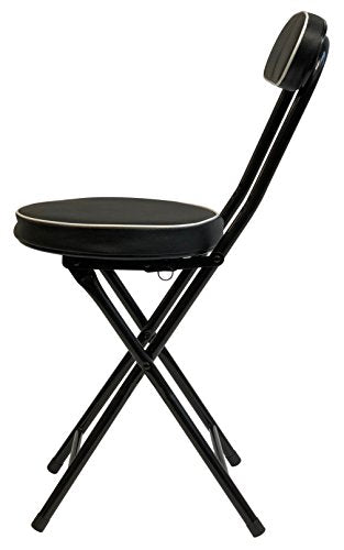 Cushioned Padded Folding Stool - Lightweight Portable Practice Chair