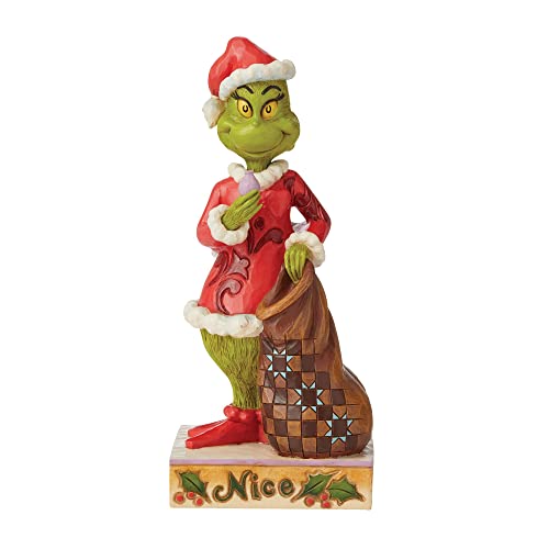 Enesco Jim Shore Grinch Naughty and Nice Figurine, 8.27-Inch