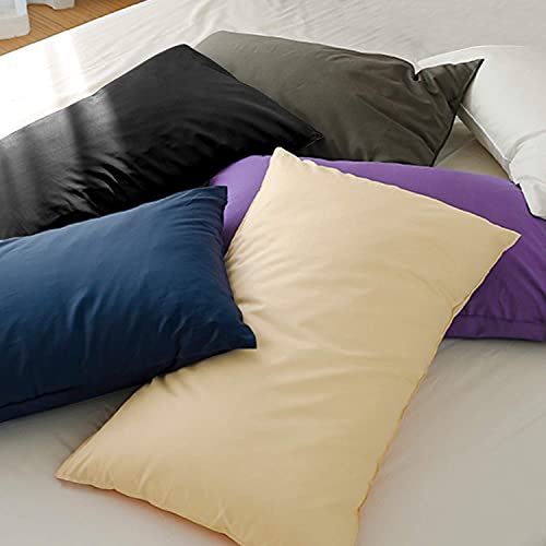 FLXXIE Soft Microfiber King Pillow Cases 2-Pack - Envelope Closure Covers