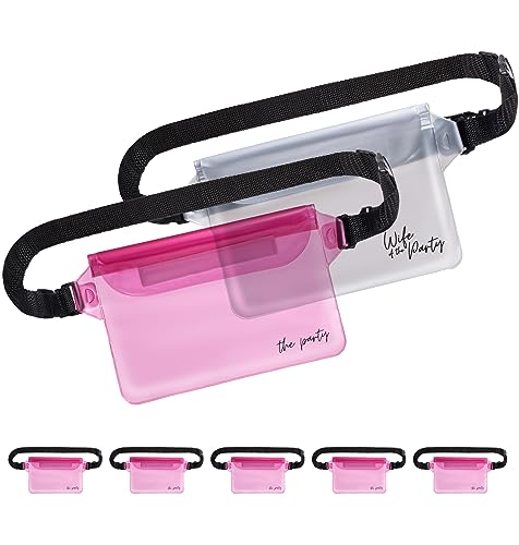 7-Pack Waterproof Bachelorette Party Fanny Packs - Bride and Squad Set