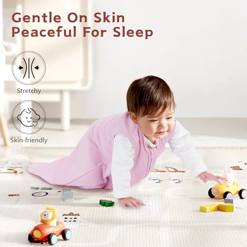 Wrrernsin Baby Sleep Sack 0-6 Months 100% Cotton 0.5 TOG 3 Pack
