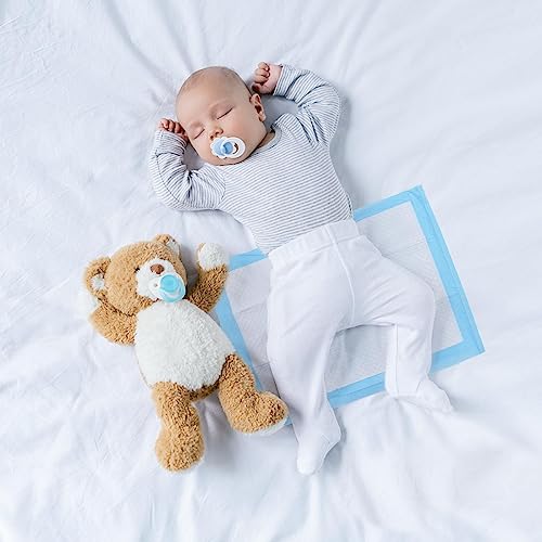 Disposable Baby Changing Pads 100 Pack Waterproof Underpads 17x13