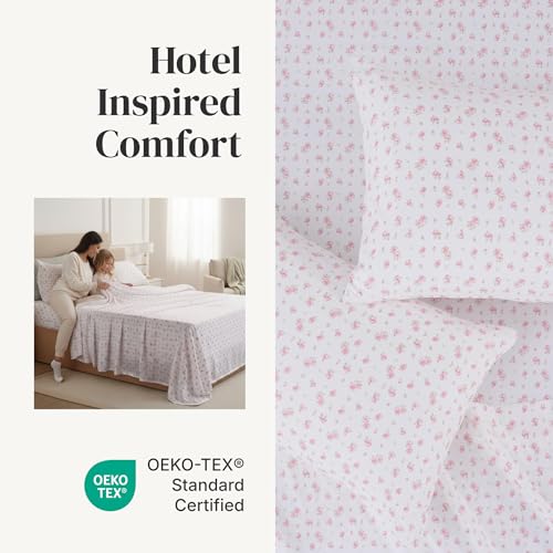 Modern Threads Silky Soft Microfiber Bed Sheet Set, Deep Pocket - Full, Ivory