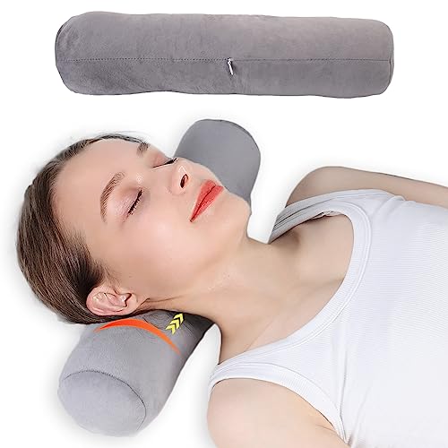 Cervical Neck Roll Pillow - Cotton Bolster for Support & Comfort
