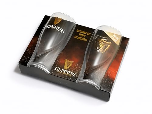 20oz Beer Pint Glasses - Set of 2 Classic Pub Style Glassware