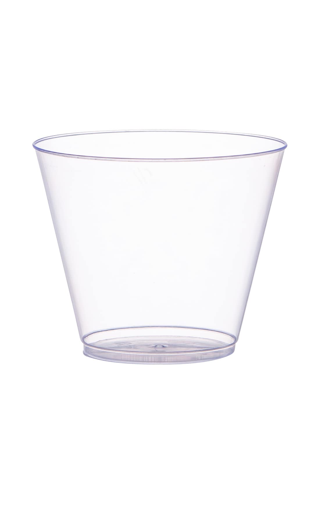 SETUP 5 oz Clear Hard Plastic Shot Glasses [100 Count] Small Disposable Shot Cups for Cocktails & Parties