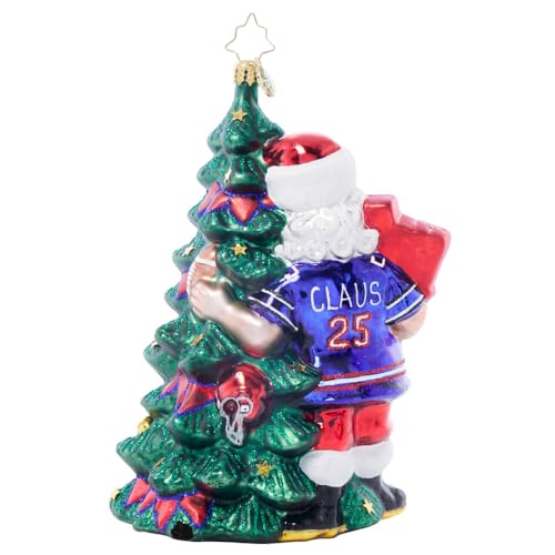Christopher Radko Hand-Crafted European Glass Christmas Ornament – Gridiron Holiday Cheer