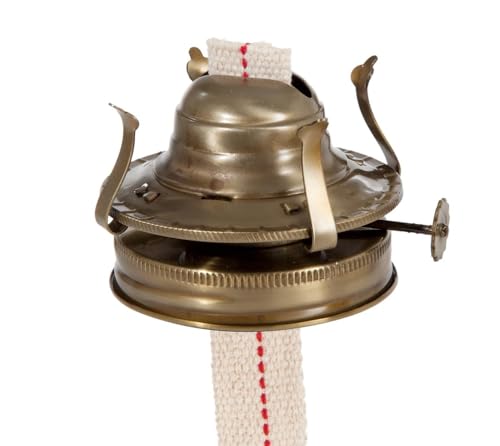 Antique Brass Oil Lamp Adapter for Regular Mouth Mason Jars