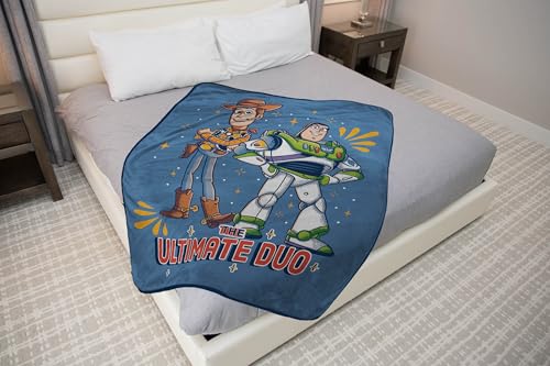 Jay Franco Disney Toy Story Fleece Throw Blanket 46x60 for Kids