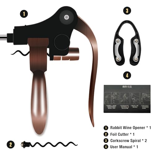 Geelu Wine Opener Set Corkscrew with Gift Box - Easy Bottle Opening Tool