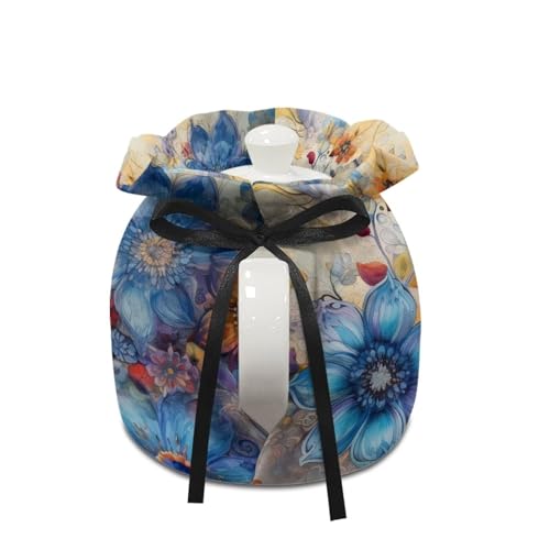 Floral Insulated Teapot Cover, Cotton Tea Cosy for Kitchen Kettle