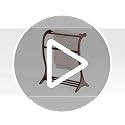 3-Rung Solid Wood Blanket Rack with Teak Finish