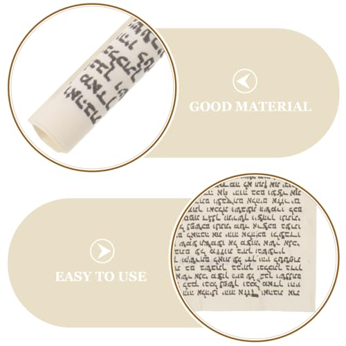 20pcs Mezuzah Scrolls, 2.95-inch Hebrew Door Blessing Parchment for Home