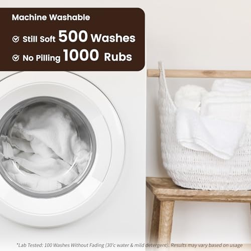 12-Pack Combed Cotton Washcloths with Hanging Loops - Charcoal Gray