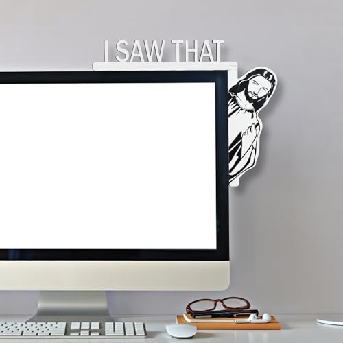LGFMGWH White Jesus Door Sign - Funny Christian Home Decor, Right Corner