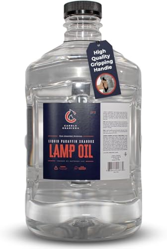 Liquid Paraffin Lamp Oil - 1 Gallon (128 oz) Smokeless & Odorless Fuel