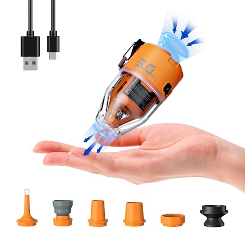 Portable Electric Air Pump for Inflatables with Camping Light, 5kPa