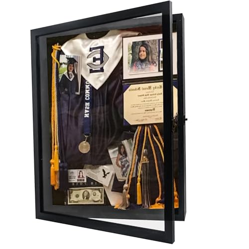 13x16 Graduation Shadow Box Frame with Glass Window and Linen Backing