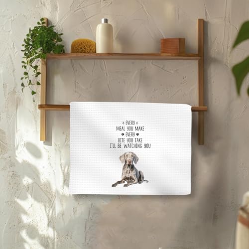 Weimaraner Variation Kitchen Towel 16x24 | OINDADE Weimaraner Gifts for Dog Lovers