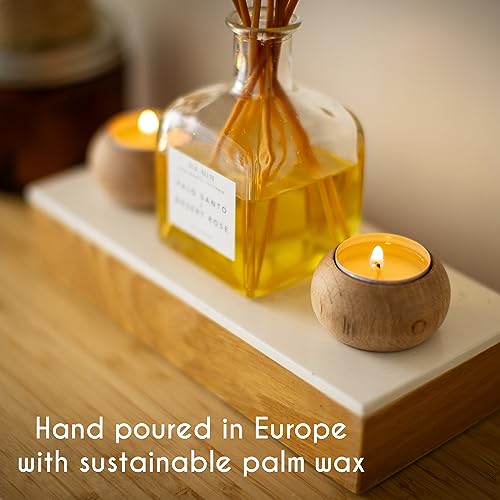 Unscented White Tealight Candles - 6-7 Hour Burn Time, Smokeless (50 Count)
