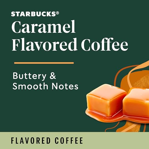 Caramel Flavored Coffee Pods - 100% Arabica Single Serve (22 Count)