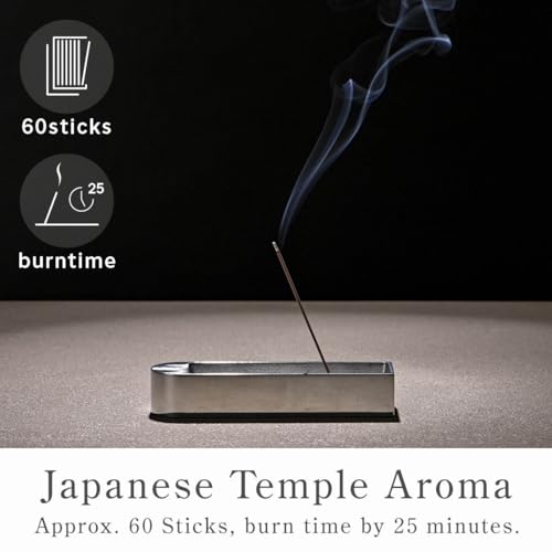 Japanese Sandalwood Incense Sticks - Premium Kyoto Aroma for Meditation