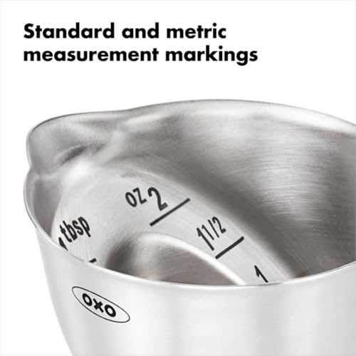 Stainless Steel Angled Measuring Jigger - 2 Oz Cocktail Bar Tool