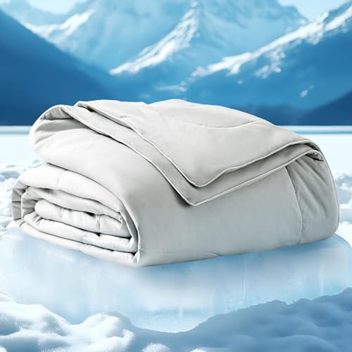 Bedsure Cooling Blanket for Hot Sleepers - Queen Size Breathable Summer Blanket