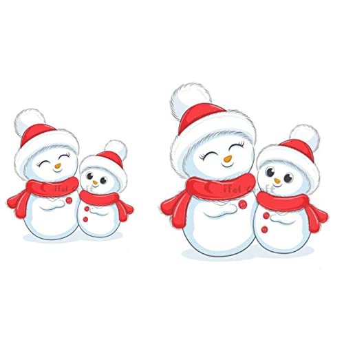 Christmas Snowman Family Metal Die Cuts Kit for Scrapbooking & Card Making