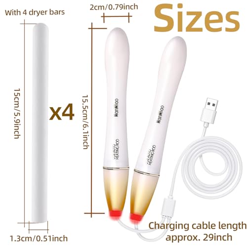 USB Hand Warmer with LED Indicator & Fast Heating, Portable Outdoor Heating Stick