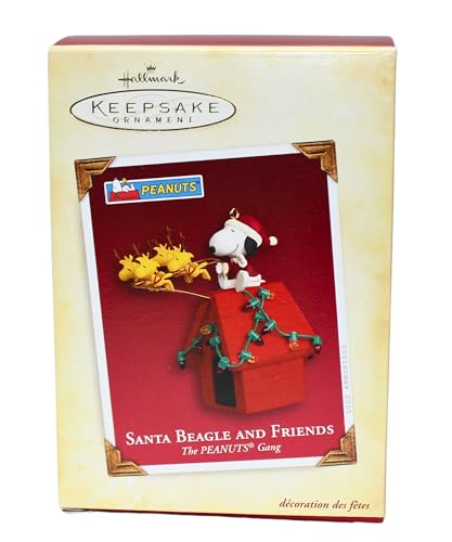 Hallmark Keepsake Santa Beagle and Friends Peanuts Ornament