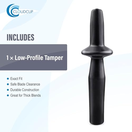 Low-Profile Blender Tamper for 40oz and 64oz Wide Containers