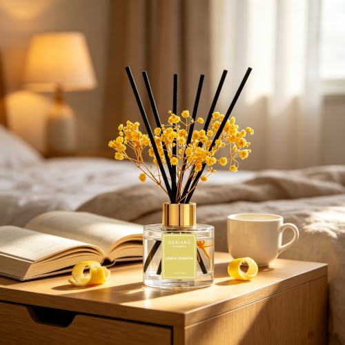 Lemon Verbena Reed Diffuser Set - 100ml Natural Citrus Home Fragrance