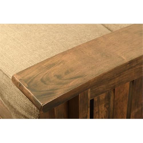Queen Size Solid Hardwood Futon Frame and Mattress Set